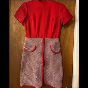 Vintage Red Pencil Dress